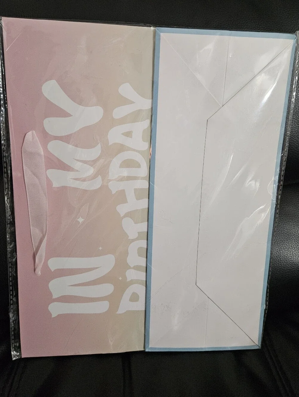 In My Birthday Era 13 Inch Large Rainbow Gift Bag Set
